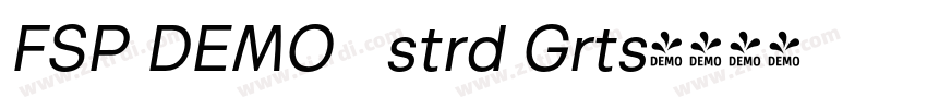 FSP DEMO   strd Grts字体转换